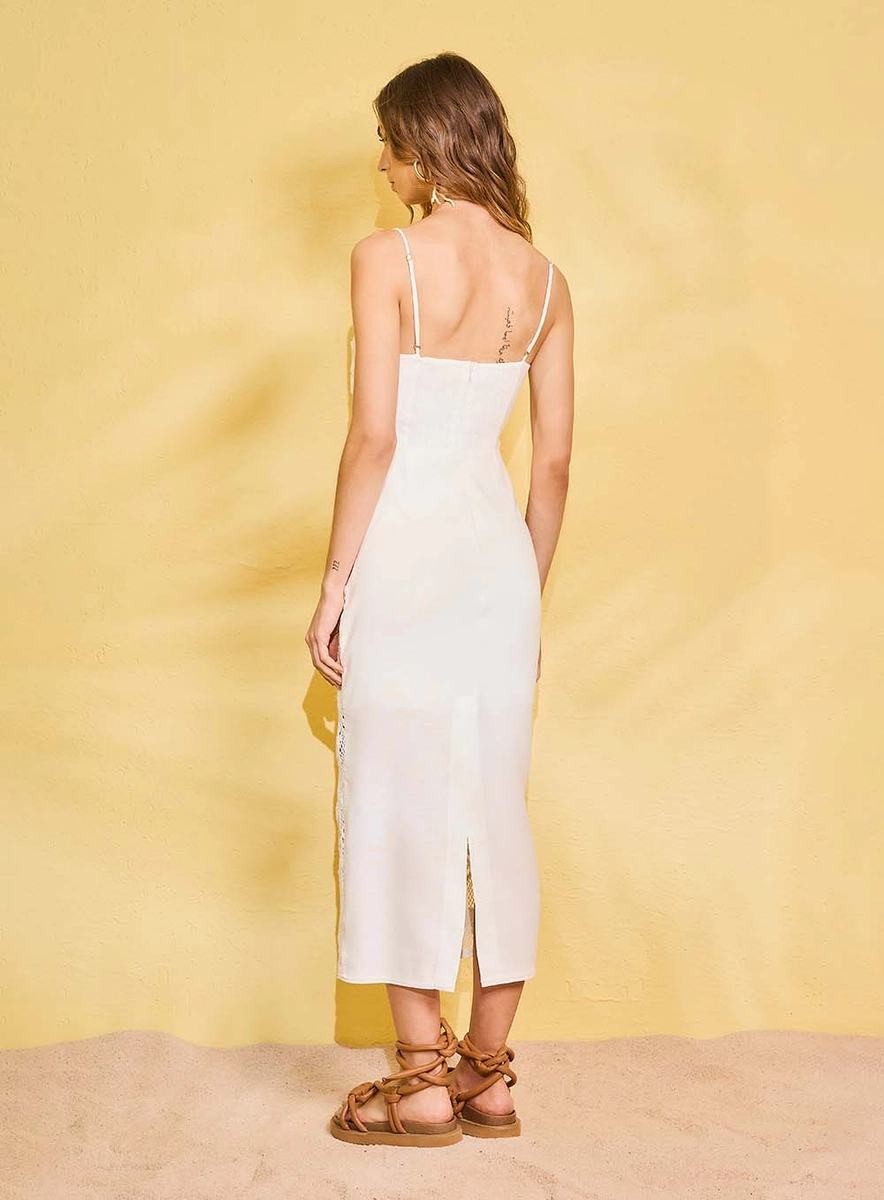 Vestido Linho Off Shell Souisy