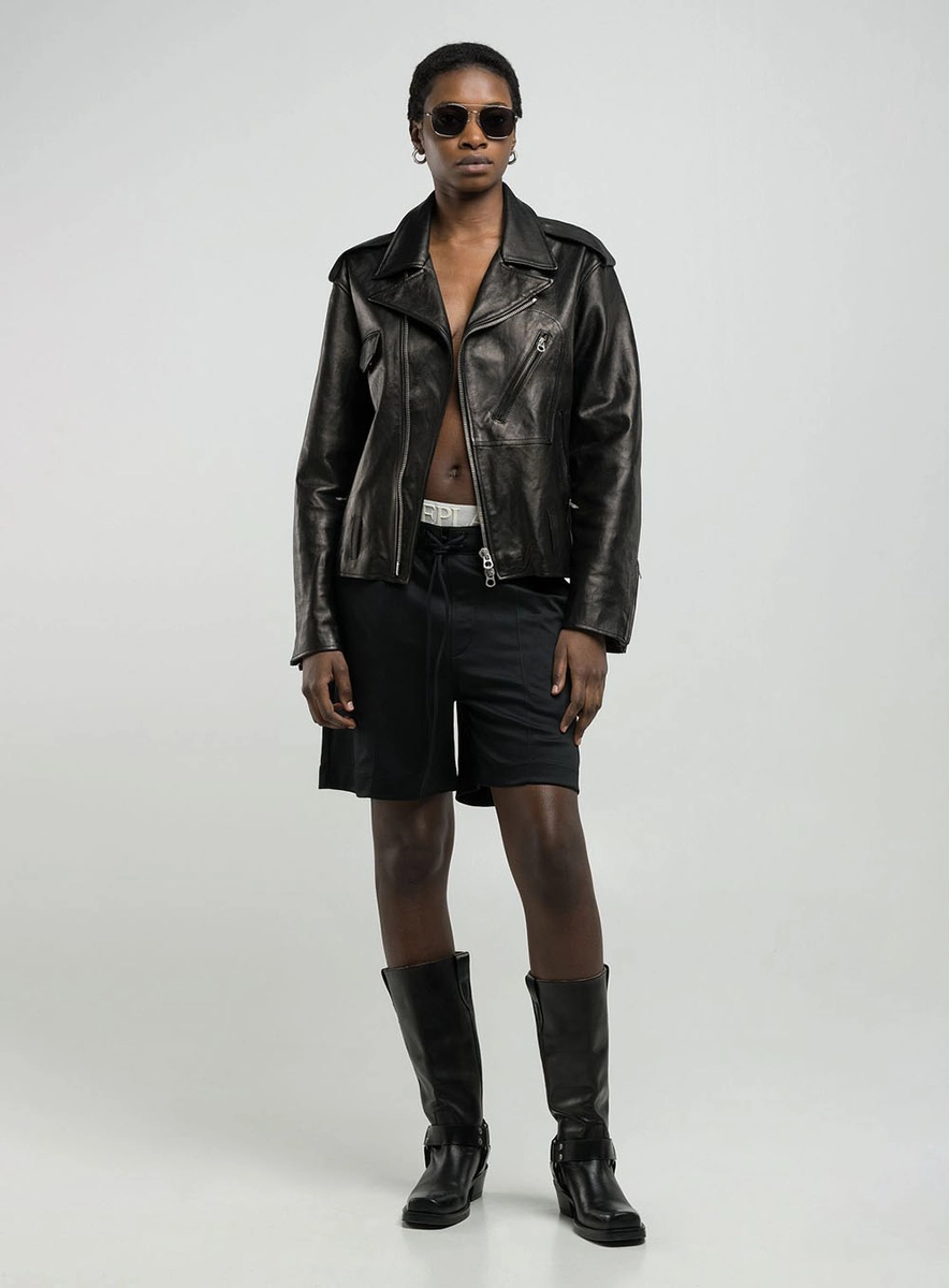 Bermuda Feminina Preto Lcecci