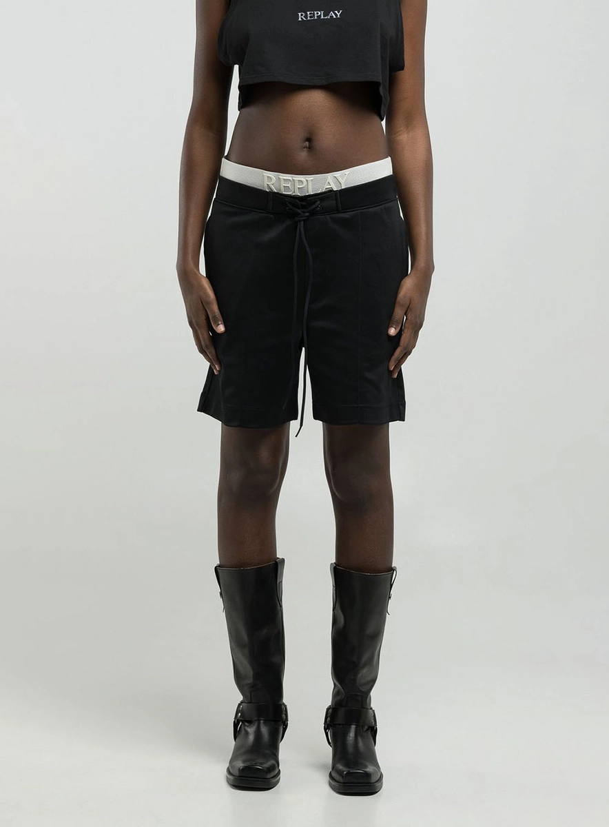 Bermuda Feminina Preto Lcecci