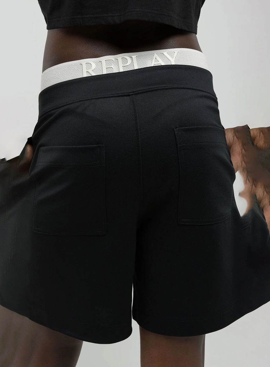 Bermuda Feminina Preto Lcecci