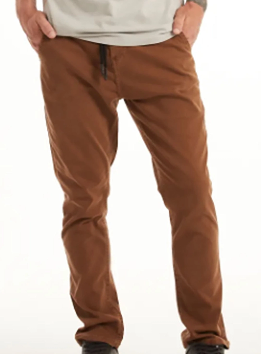 Calça De Sarja Djovic Sport Chino Tinturada Cinza Piedra Lcecci