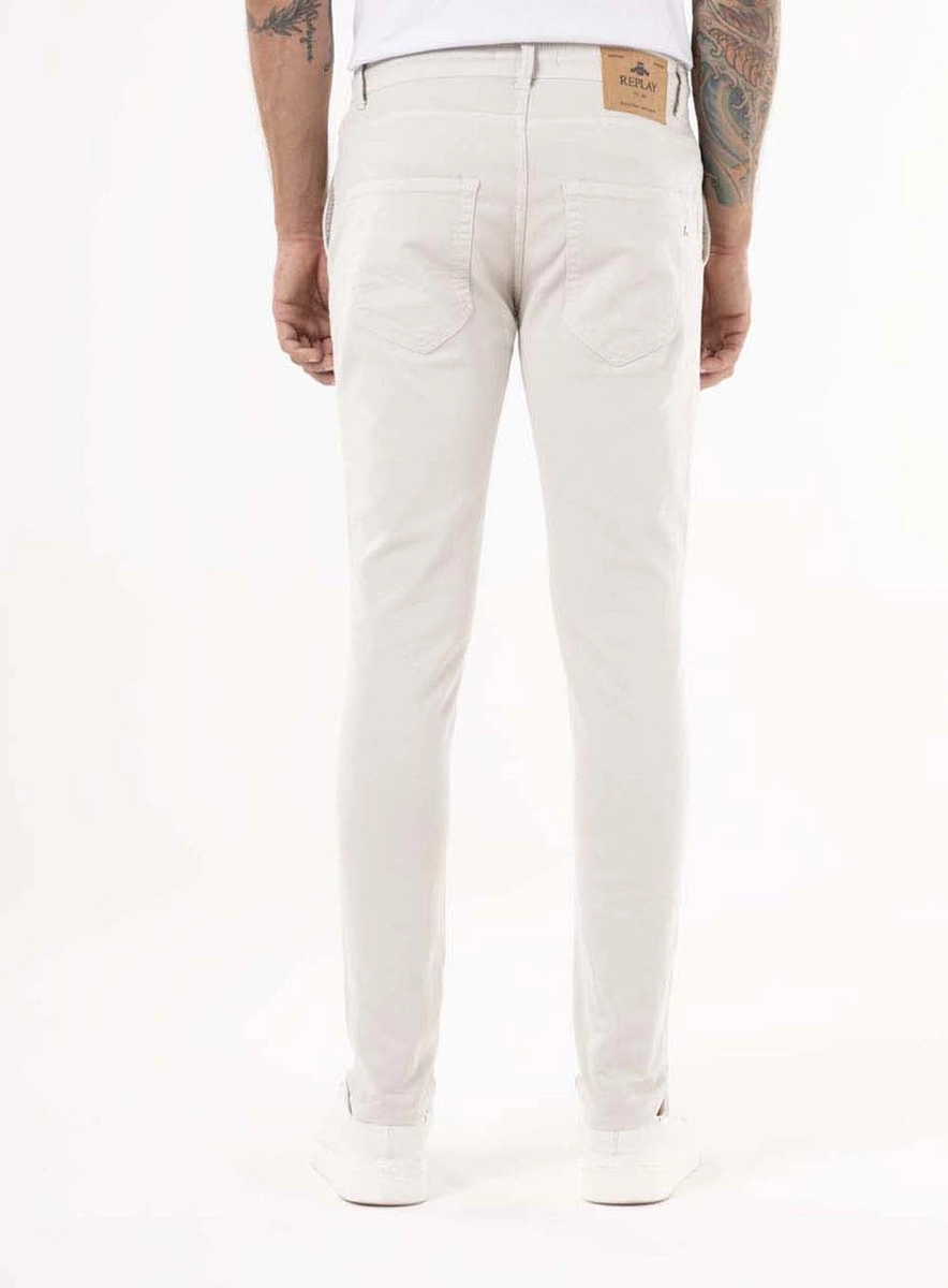 Calça De Sarja Djovic Sport Chino Tinturada Cinza Piedra Lcecci