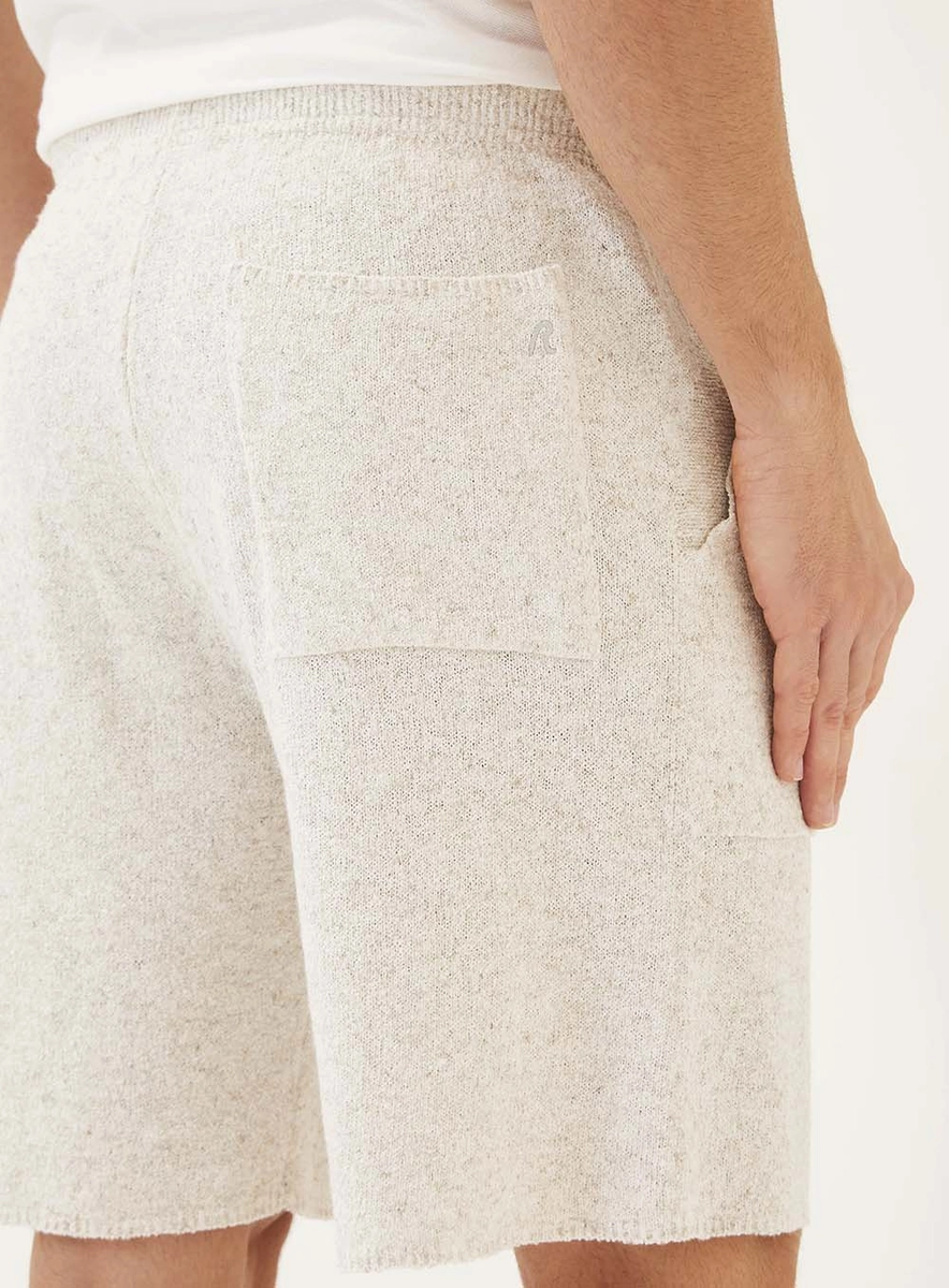 Bermuda Tricot Masculina Regular Cinza Piedra Lcecci