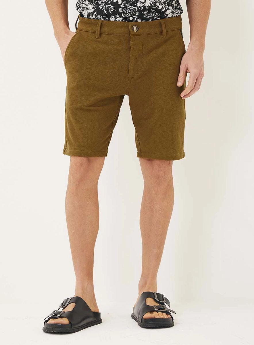 Bermuda Chino Marrom Bronze Mist Lcecci