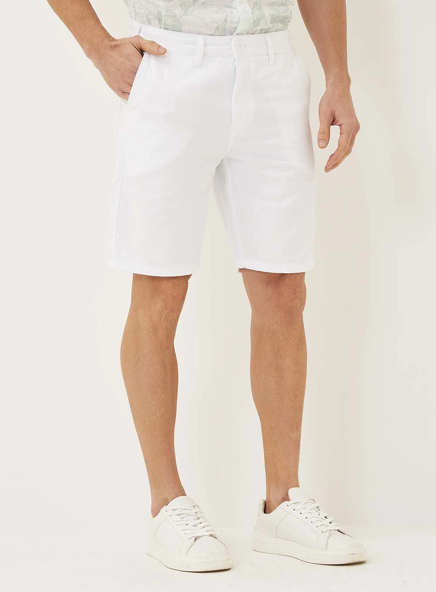 Bermuda Sarja Masculina Chino Branco Replay