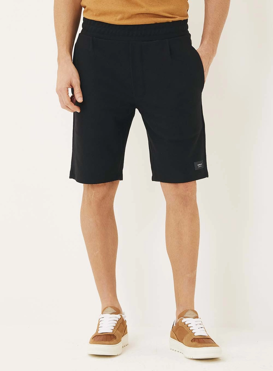Bermuda Masculina Regular Tech Preto Lcecci