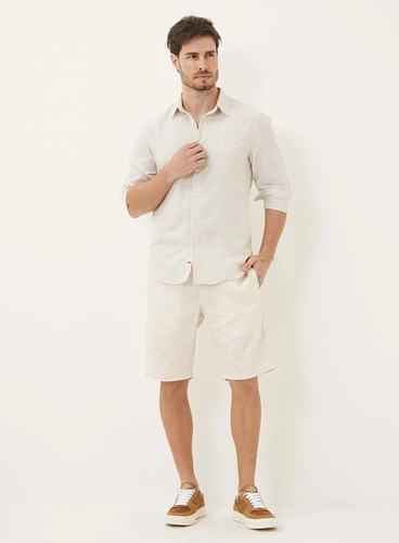 Bermuda Masculina Alfaiataria Chino