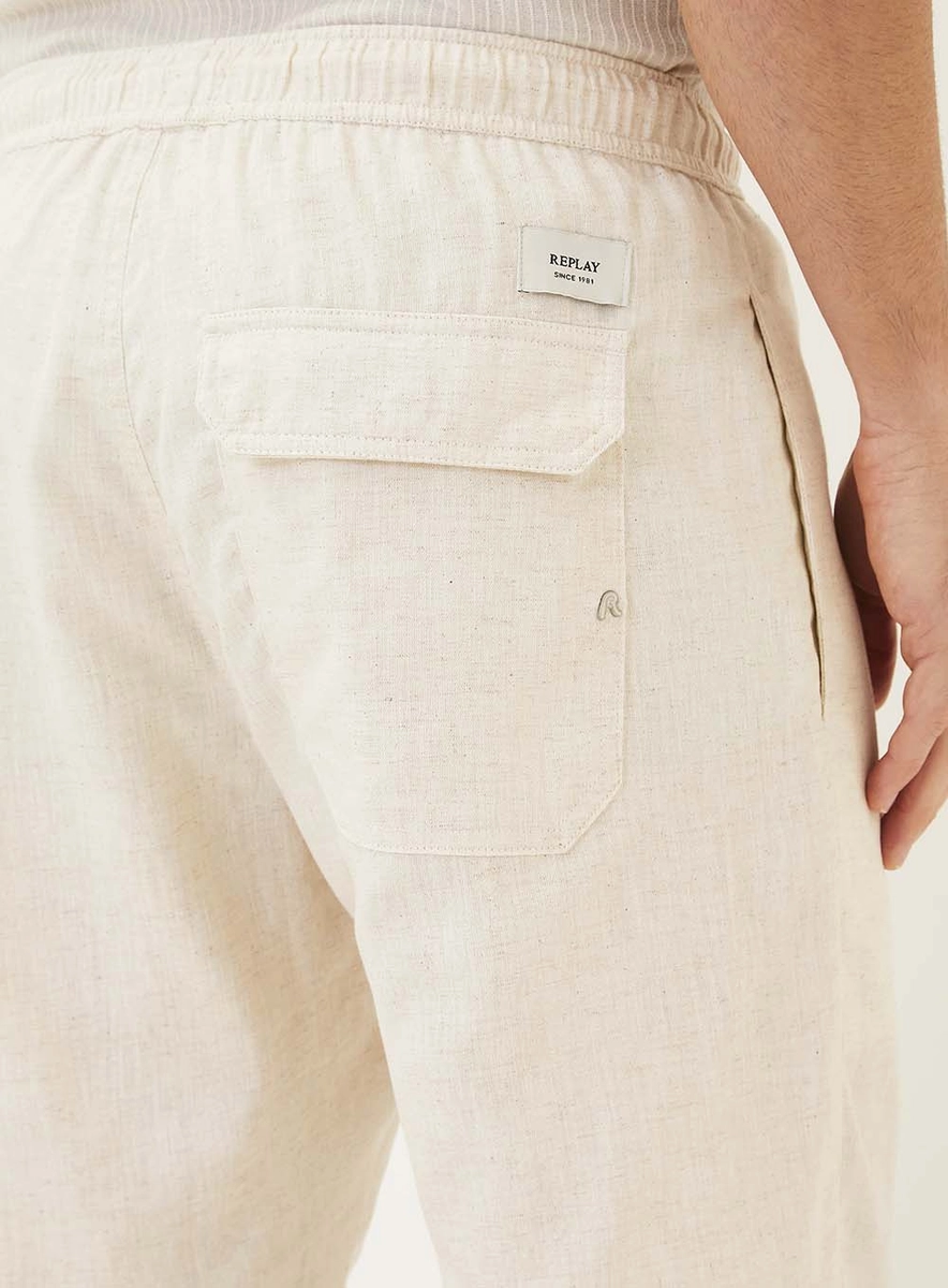 Bermuda Masculina Alfaiataria Chino Off Shell Lcecci