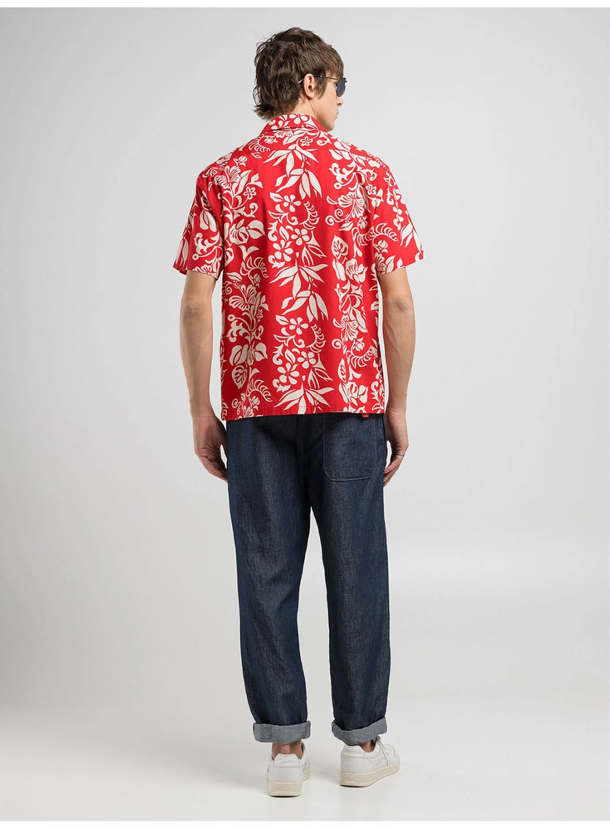 Camisa Full Print Com Bolso Estampados Lcecci