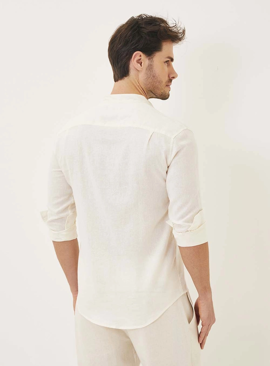 Camisa Linho Regular Off Shell Lcecci