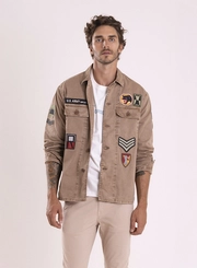 Parka Patches Com Bolsos