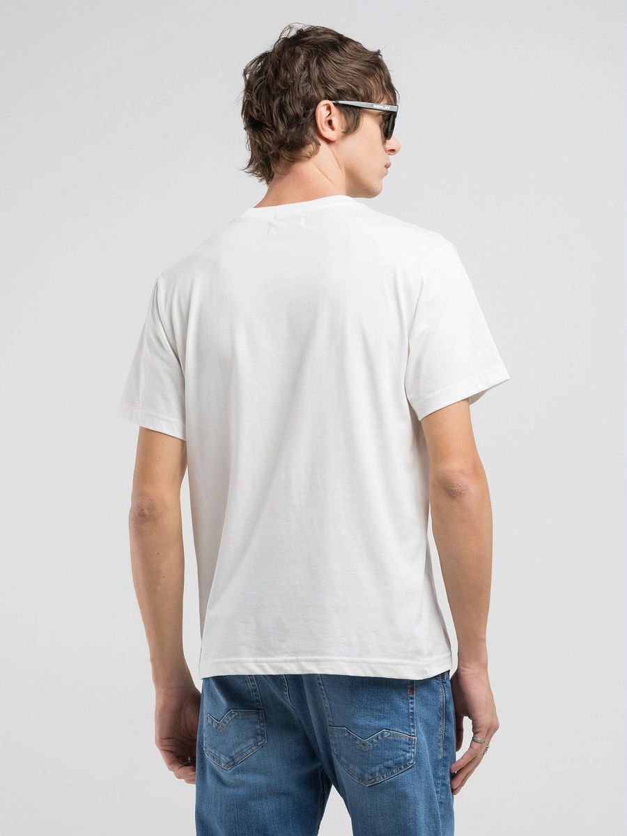 T-shirt Com Estampa Centro Preto Lcecci