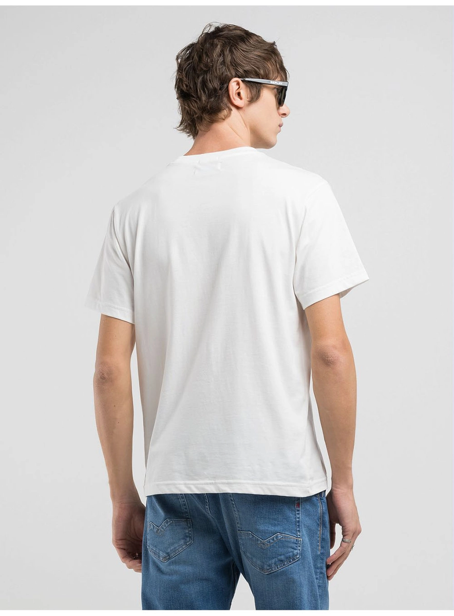 T-shirt Com Estampa Centro Preto Lcecci