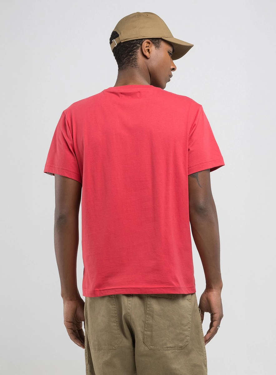 T-shirt Regular Com Estampa Vermelho Rojo Lcecci