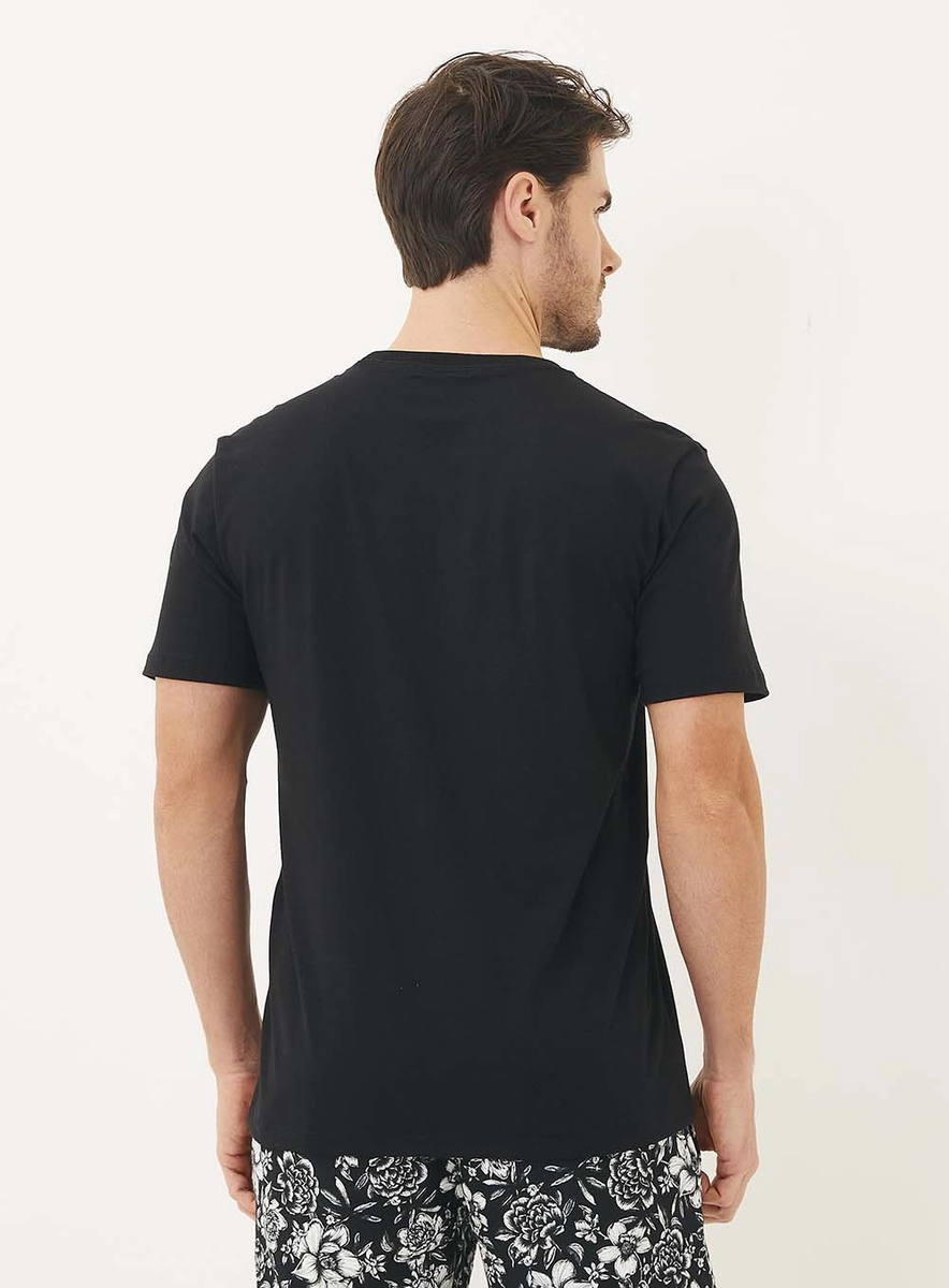 Camiseta Masculina Regular Preto Lcecci