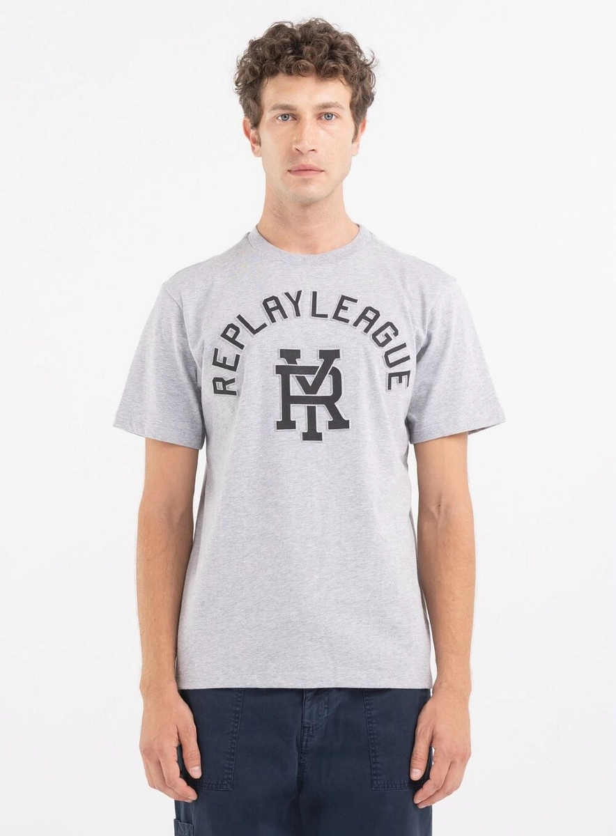 Camiseta Com Estampa Cinza Lcecci