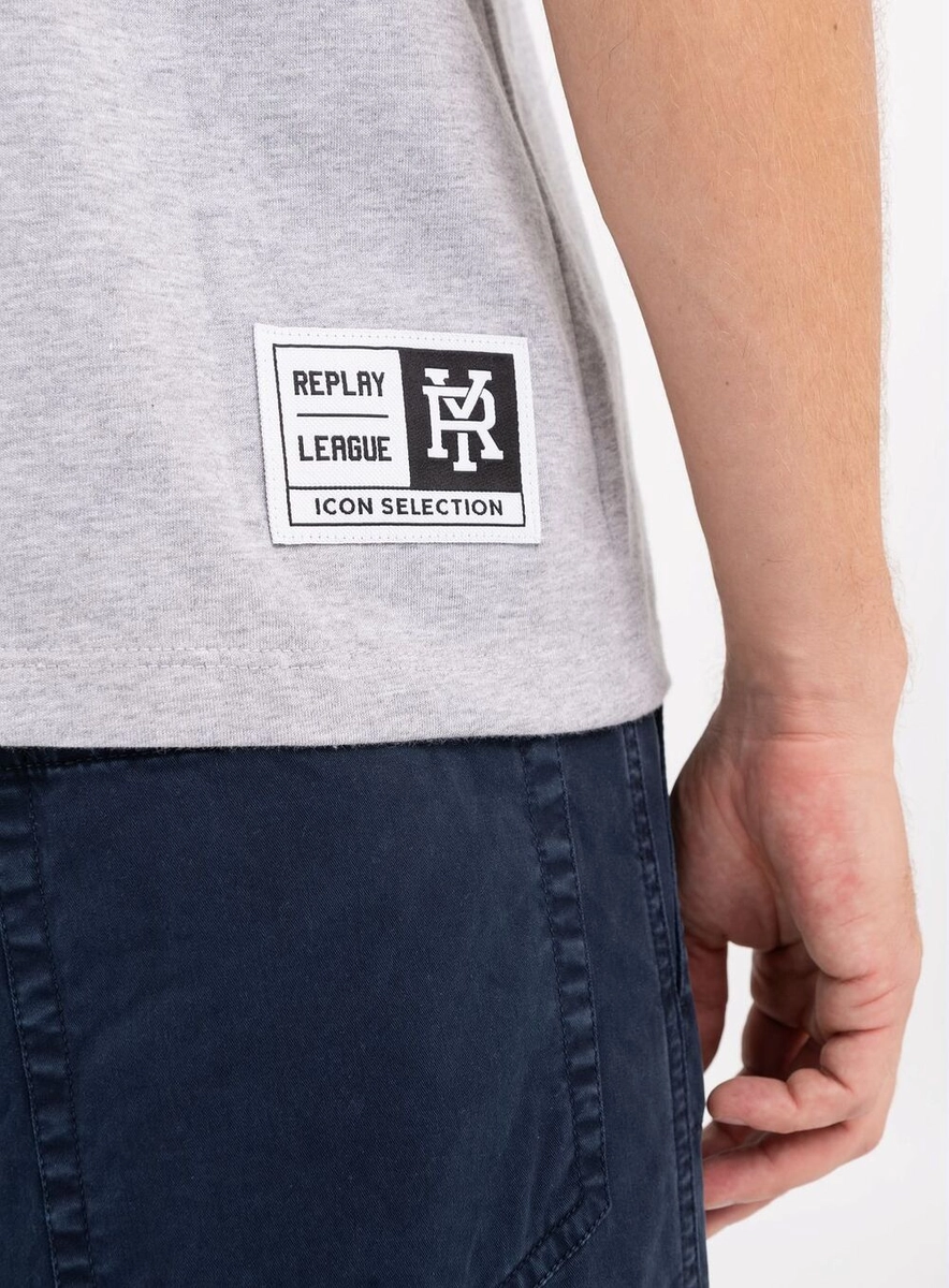 Camiseta Com Estampa Cinza Lcecci