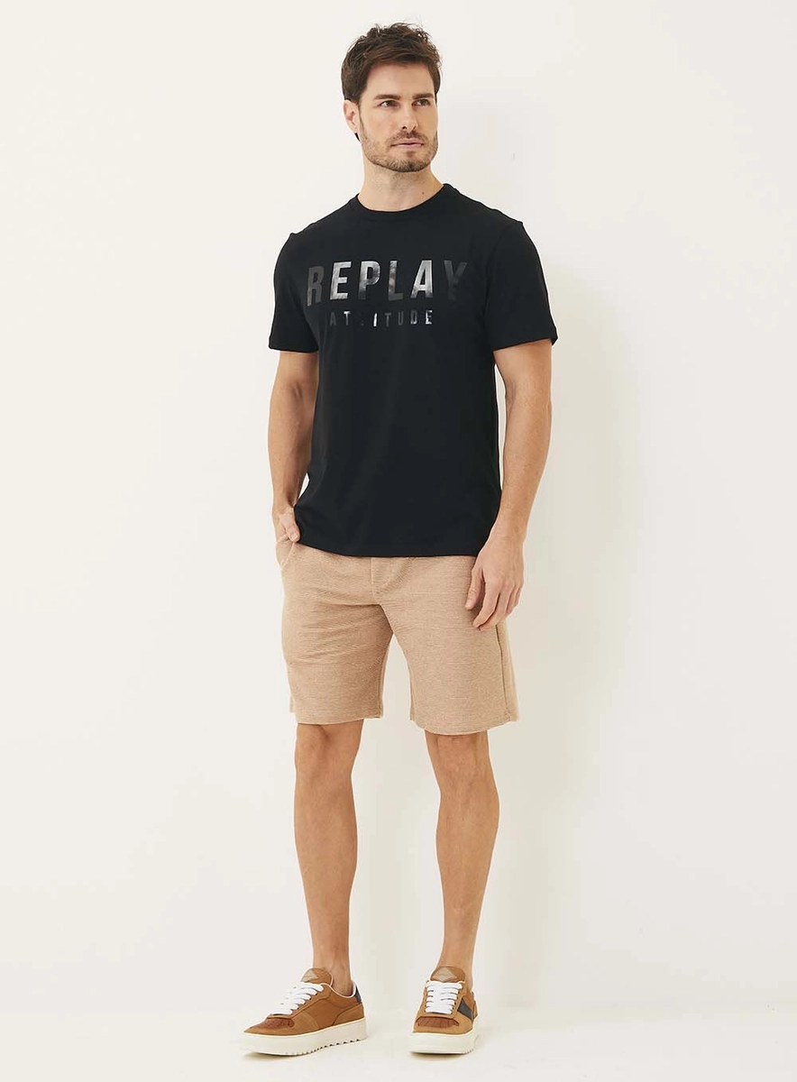 Camiseta Com Logo Frontal Preto Lcecci