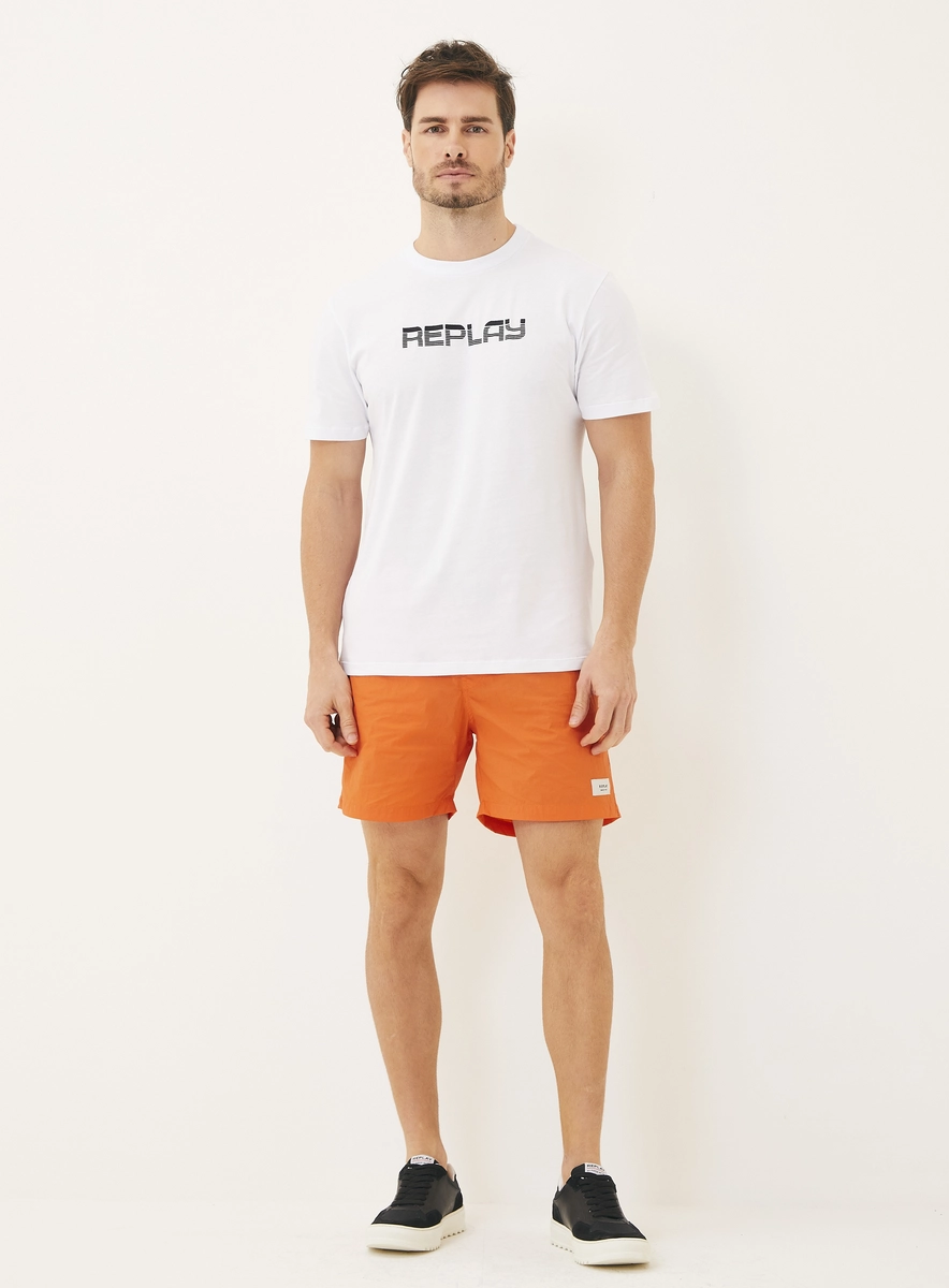 Camiseta Masculina Regular Branco Lcecci