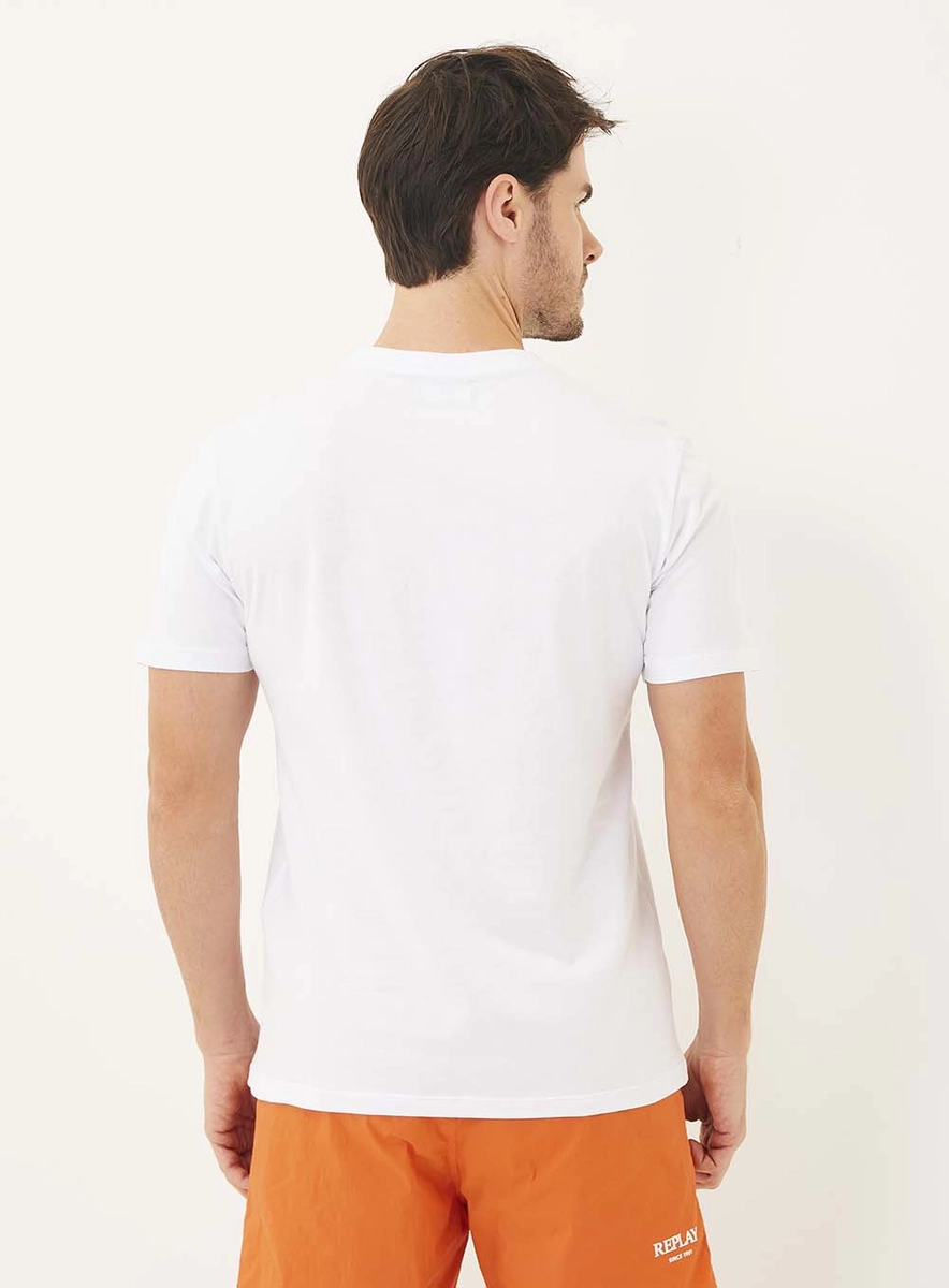 Camiseta Masculina Regular Branco Lcecci