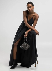 Vestido Longo Com Fenda