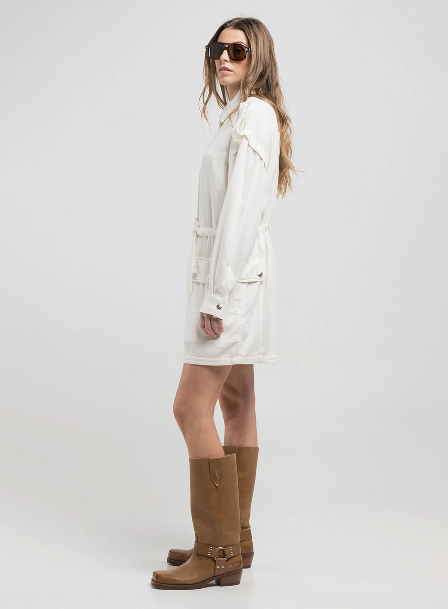 Vestido Manga Longa Off Shell Lcecci