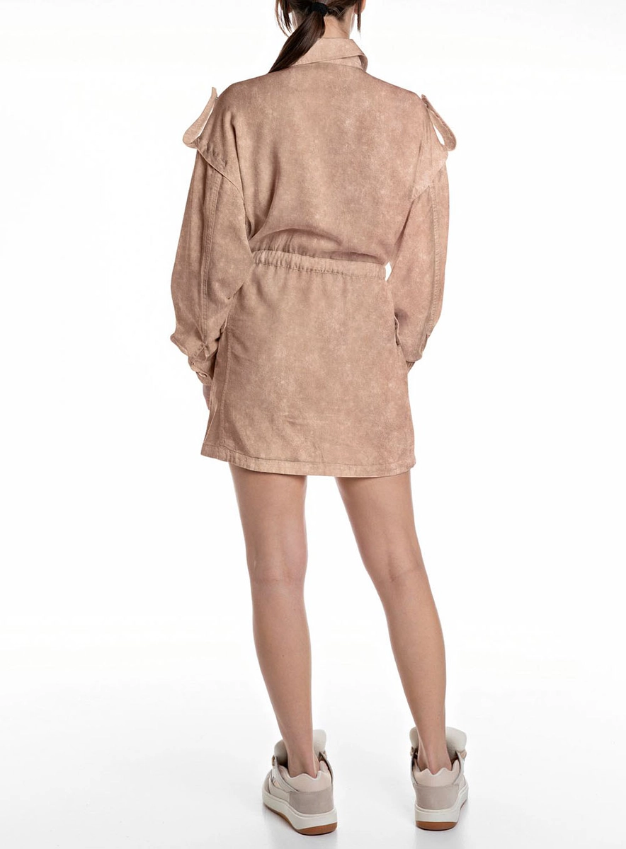 Vestido Manga Longa Off Shell Lcecci