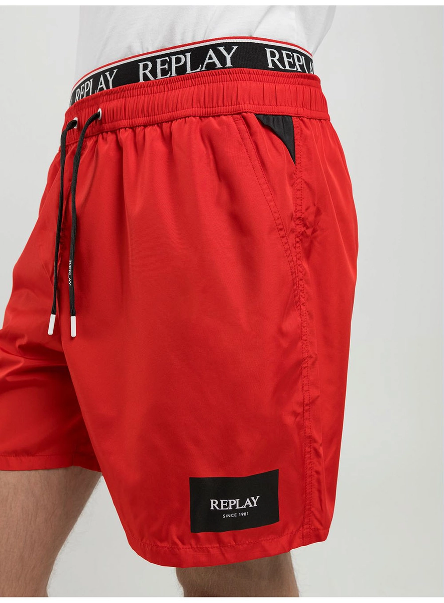 Beachshort Cós Com Elástico Verde Dragon Lcecci