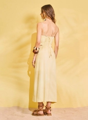 Vestido Midi Com Amarração