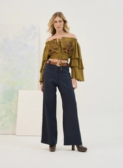 Calça Feminina Basic Comfort Com Cinto
