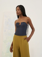 Top Corset Tomara Que Caia Com Decote U