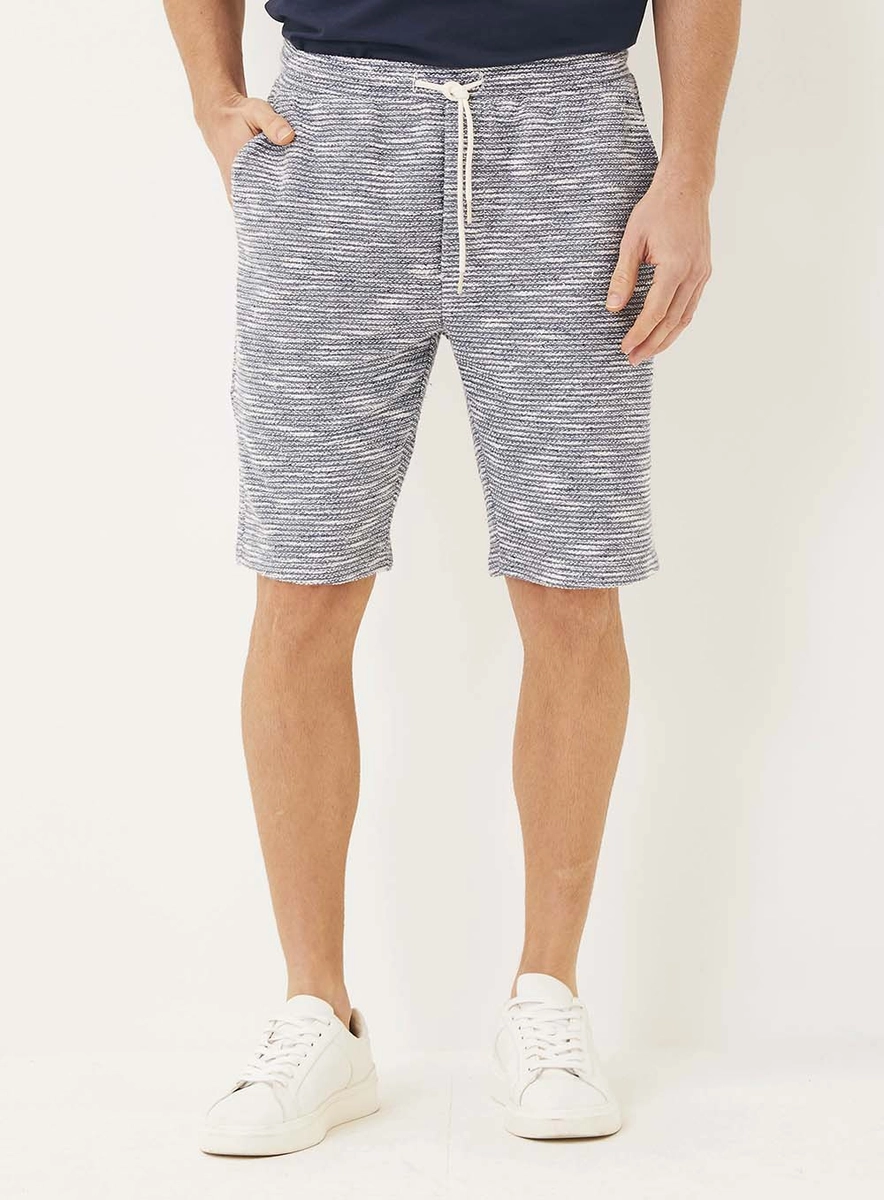 Bermuda Moletom Masculina Listrada Regular Estampados Lcecci