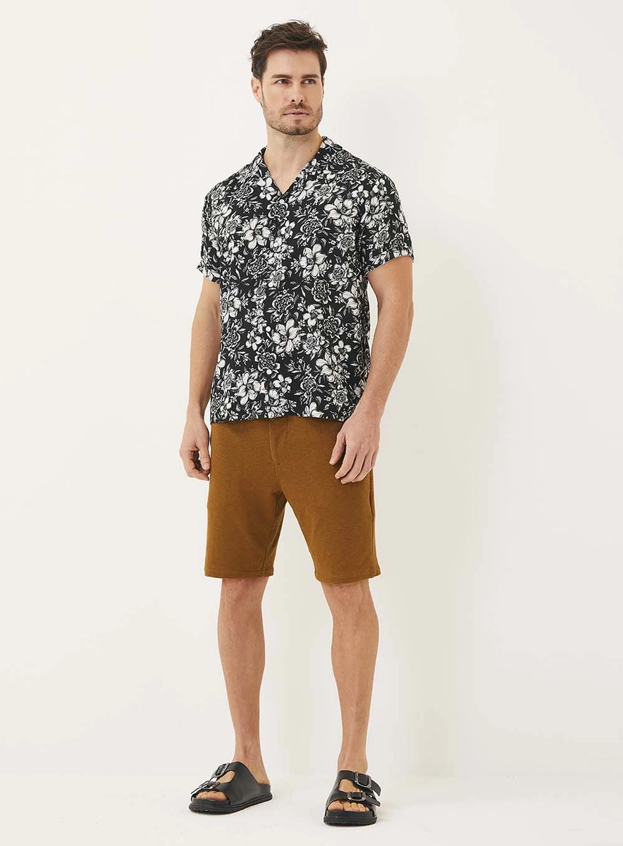 Camisa Masculina Estampada Gola Blazer Estampados Lcecci