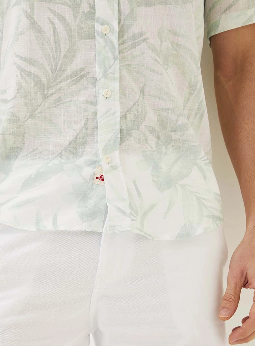 Camisa Manga Curta Estampada Estampados Lcecci