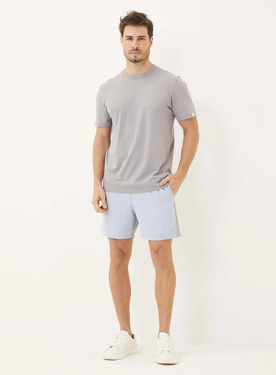 Beachshort Nylon Masculino Básico Azul Lcecci