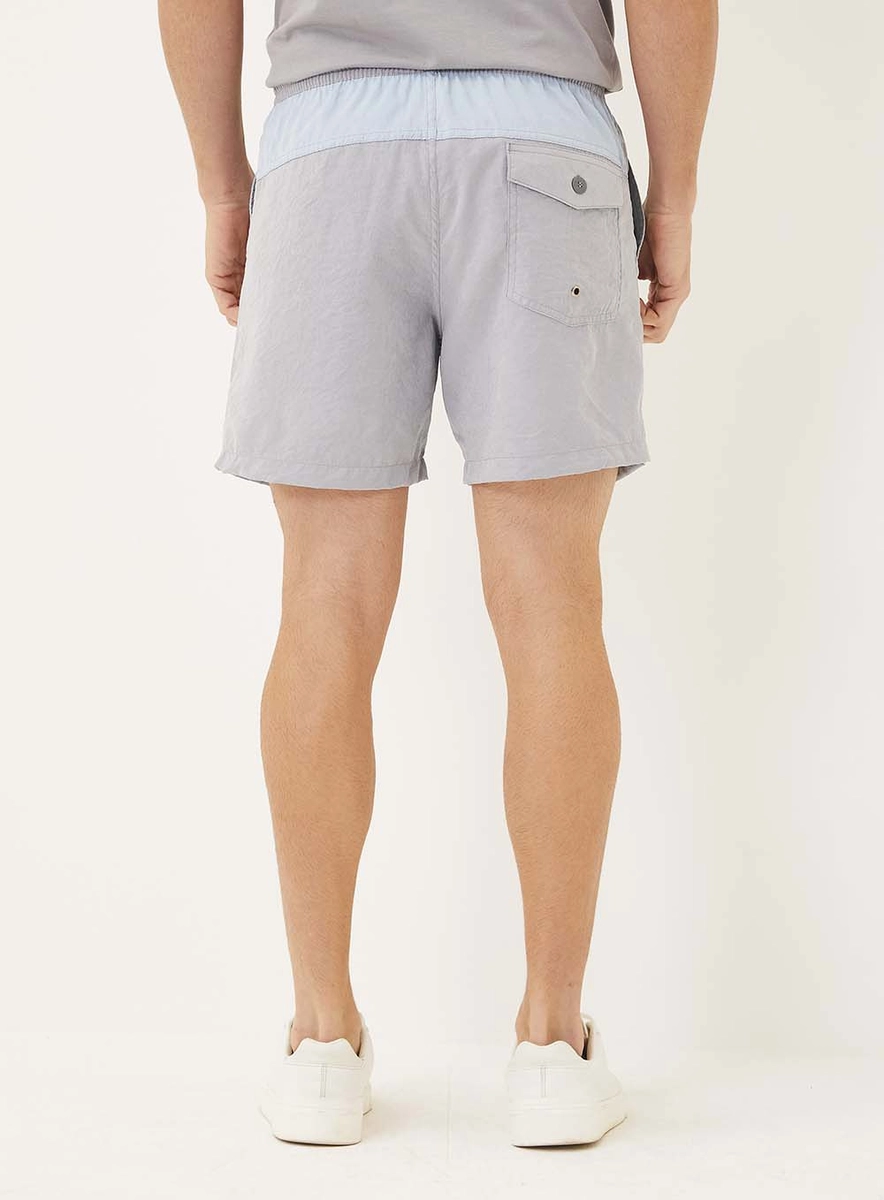 Beachshort Nylon Masculino Básico Azul Lcecci