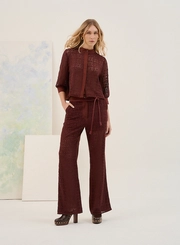 Calça Feminina Basic Comfort Com Renda Frontal