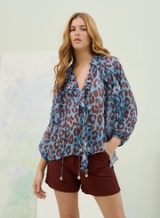 Blusa Estampada Basic Comfort