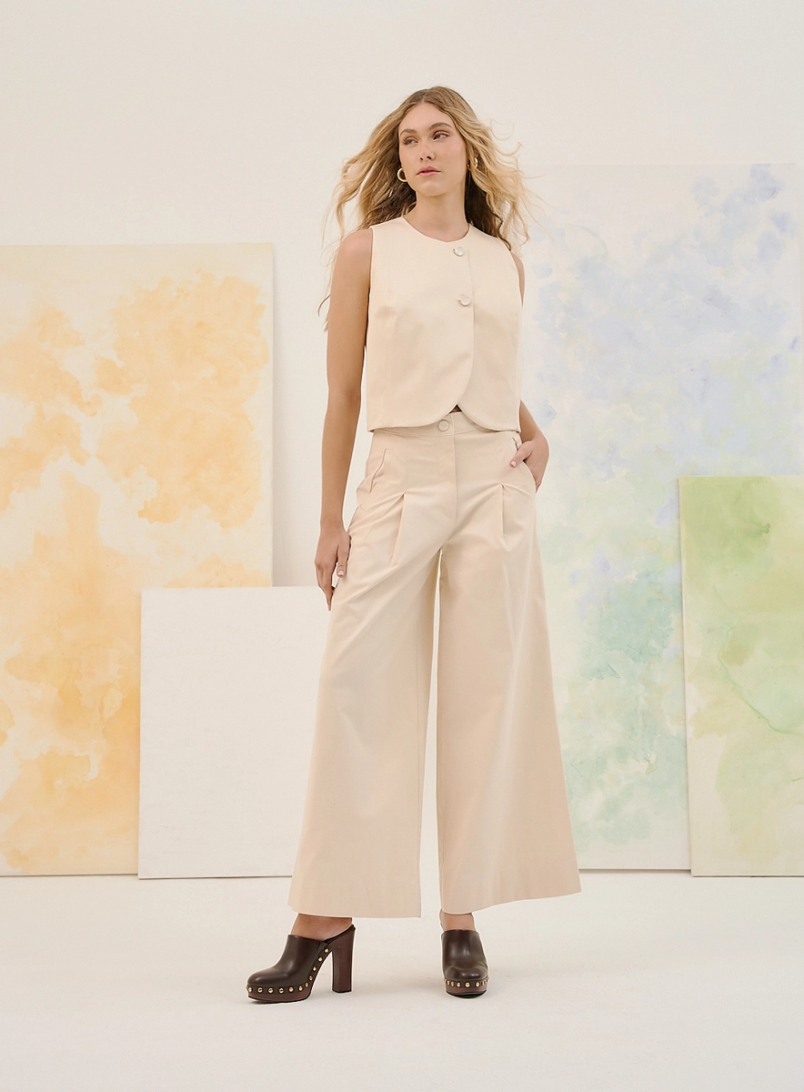 Colete Basic Comfort Com Frente Arredondada Verde Souisy