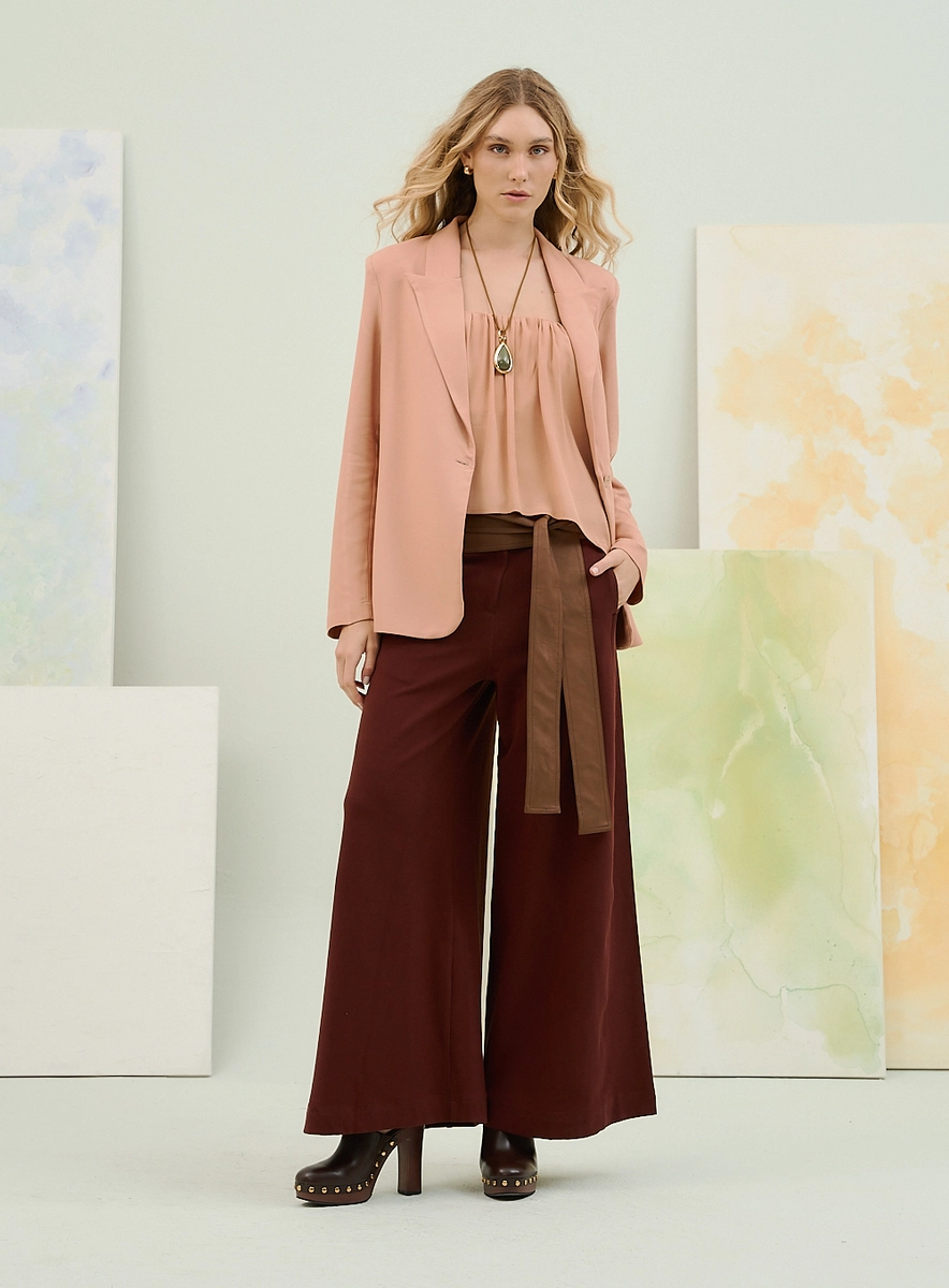 Blazer Basic Comfort Com Fechamento De Um Botão Verde Souisy