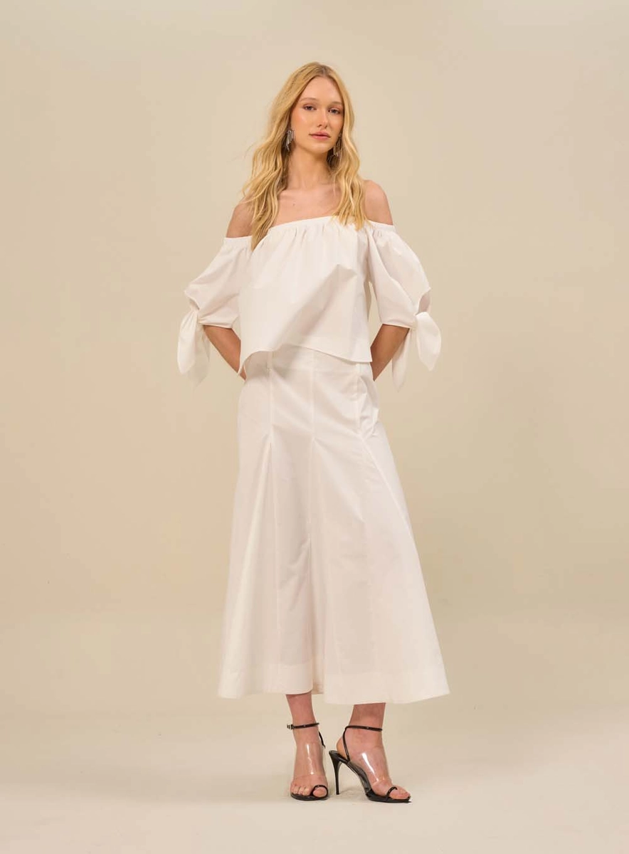 Blusa Feminina Ombro A Ombro Off Shell Souisy
