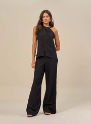 Macacão Halter Pantalona