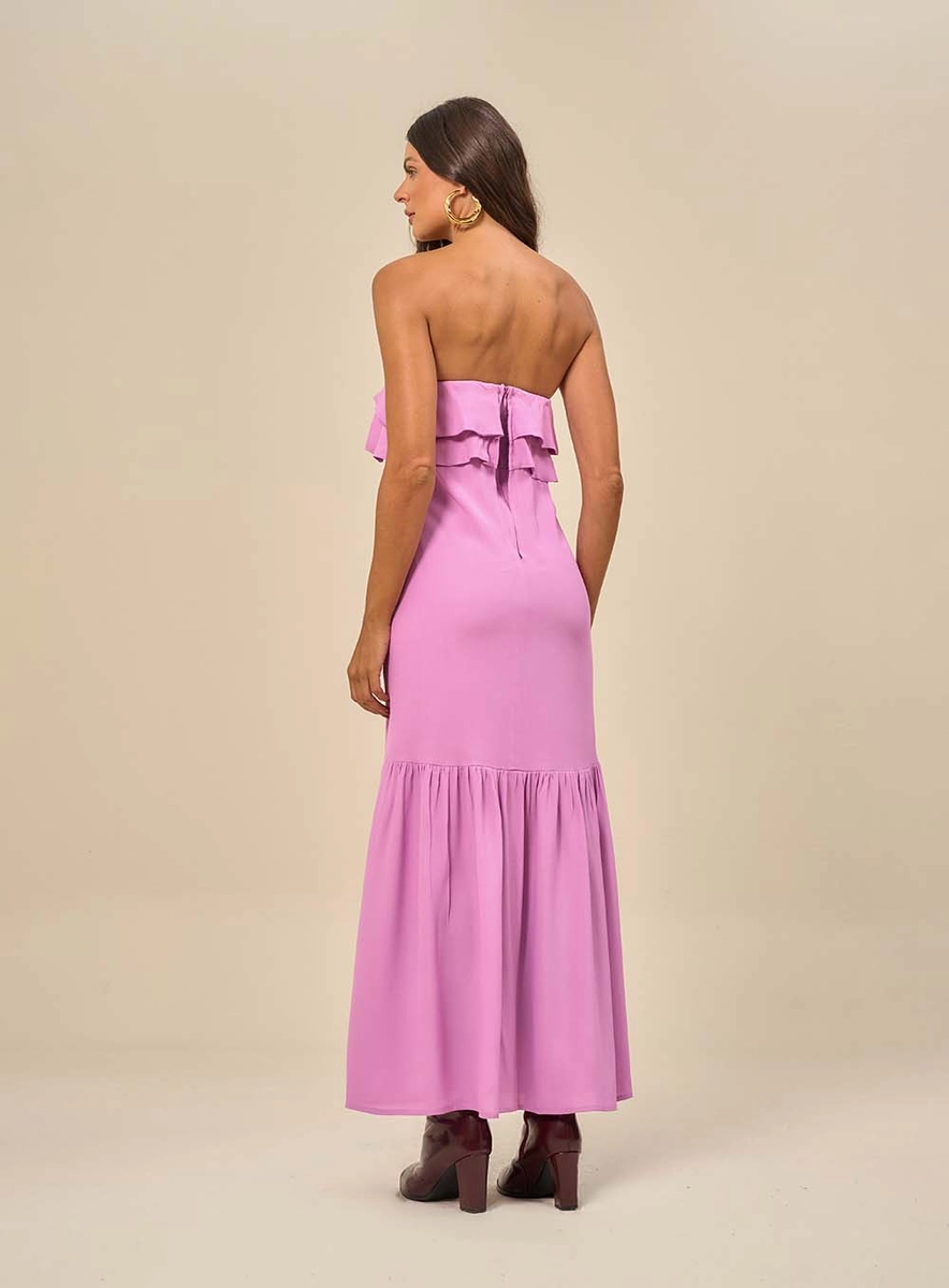 Vestido Longo Tomara Que Caia Roxo Souisy