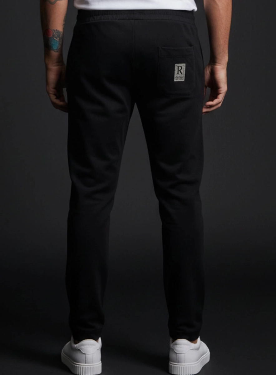 Calça Moletom Masculina Regular Preto Replay