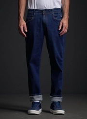 Calça Jeans Masculina Rocco Comfort Lavagem Escura