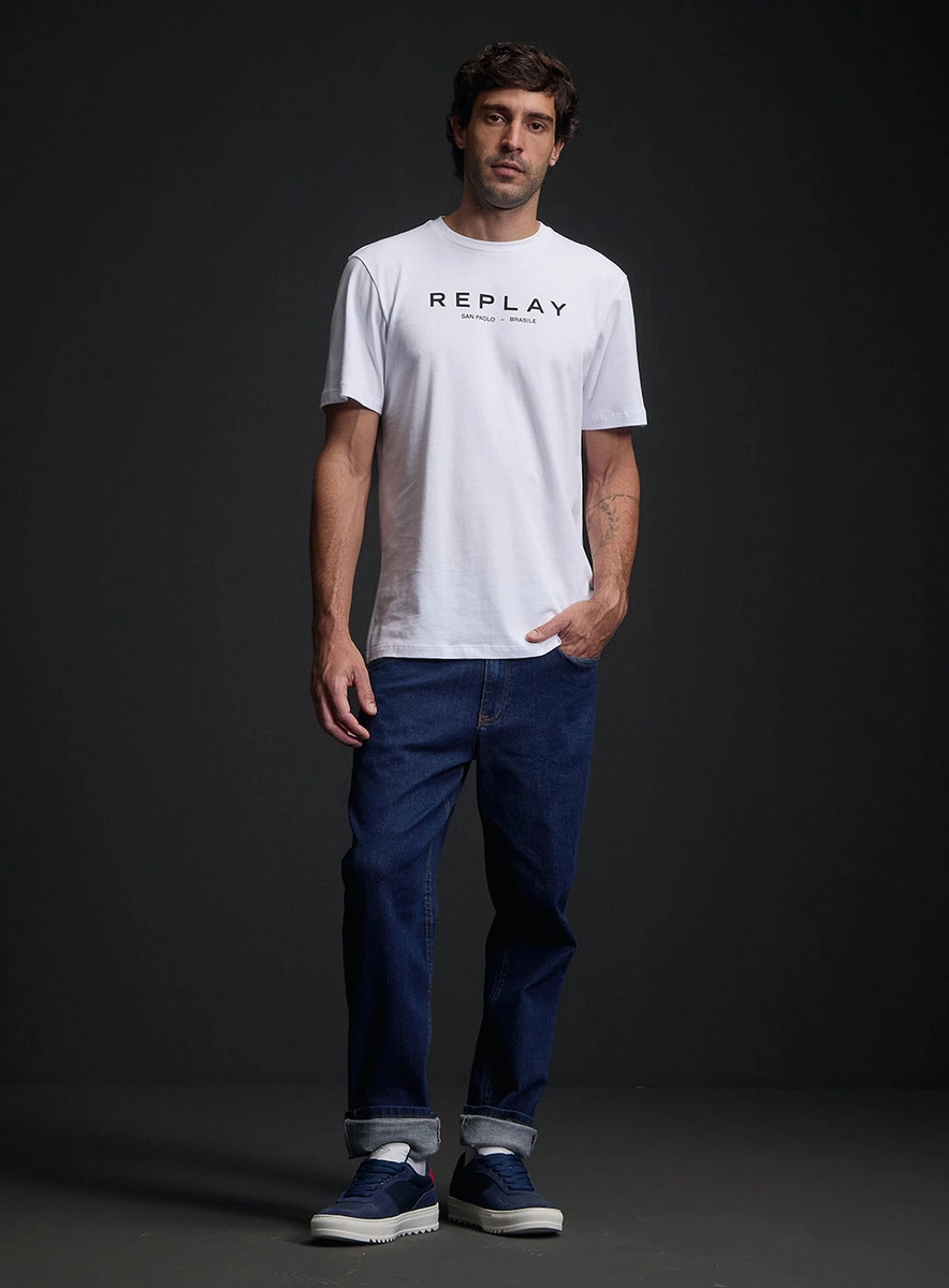 Calça Jeans Masculina Rocco Comfort Lavagem Escura Índigo Lcecci