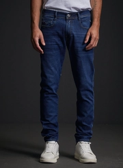 Calça Jeans Masculina Anbass Skinny Denim Escuro