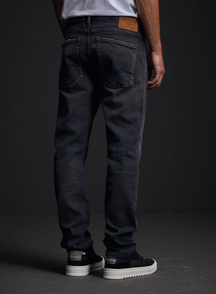 Calça Jeans Masculina Willbi Regular Slim Fit Índigo Preto Replay