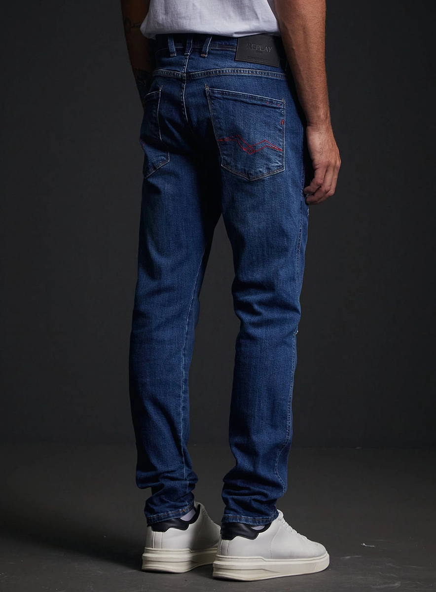 Calça Jeans Masculina Anbass Skinny Índigo Lcecci