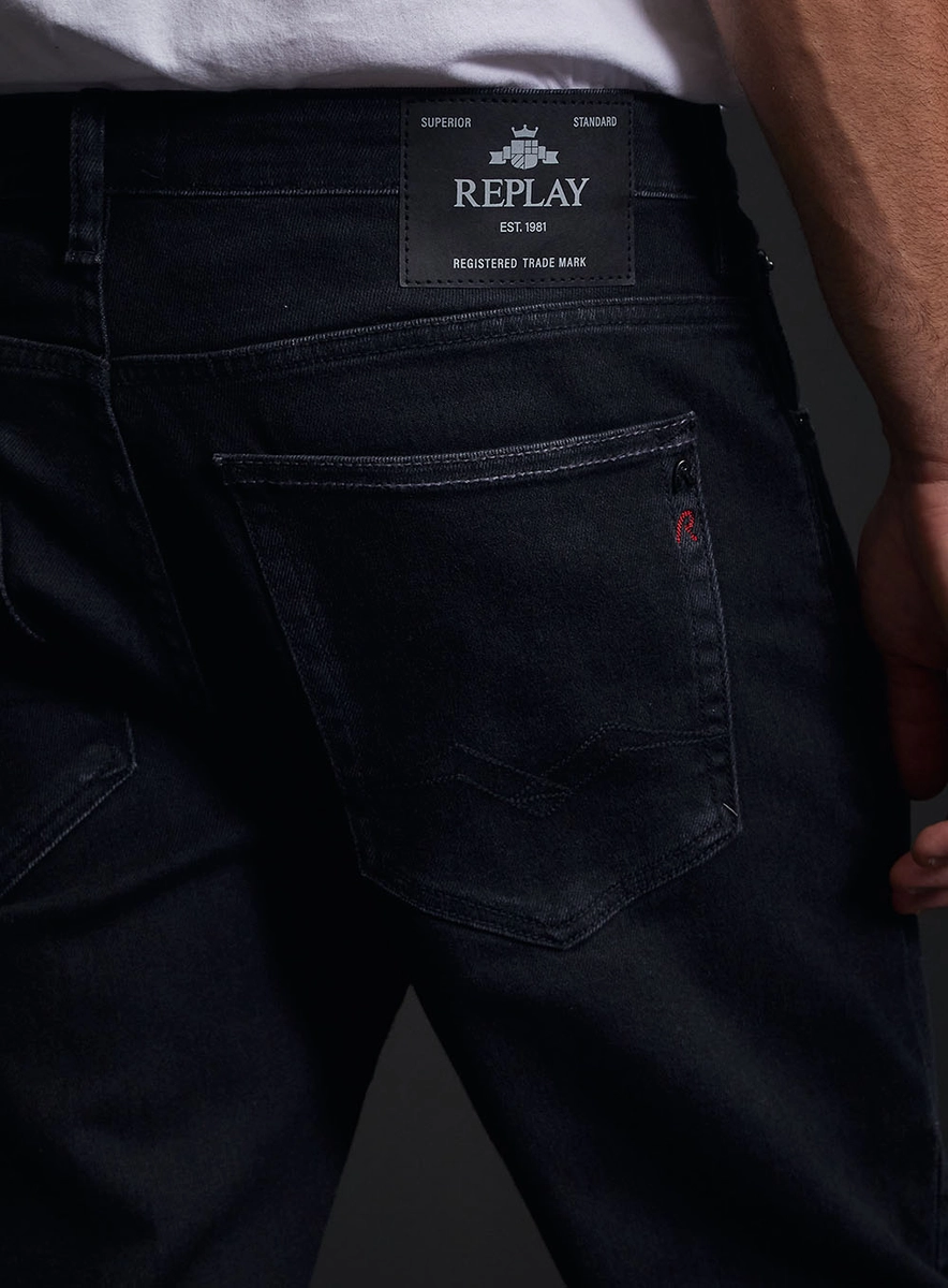 Calça Jeans Masculina Neaal Skinny Lavagem Escura Índigo Preto Lcecci